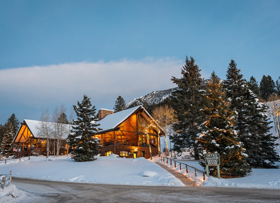 Lone Mountain Ranch holiday dining hall