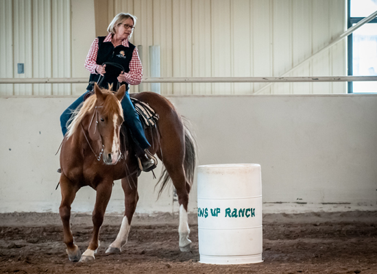 Paws Up Barrel Racing Cowgirl Roundup