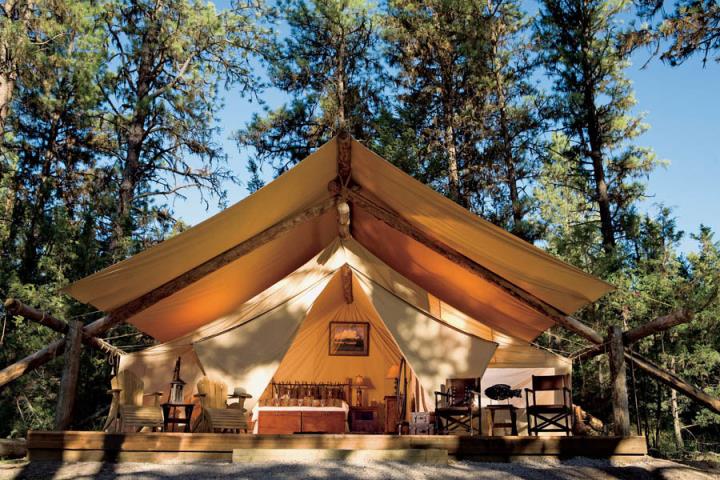 Glamping at Paws Up