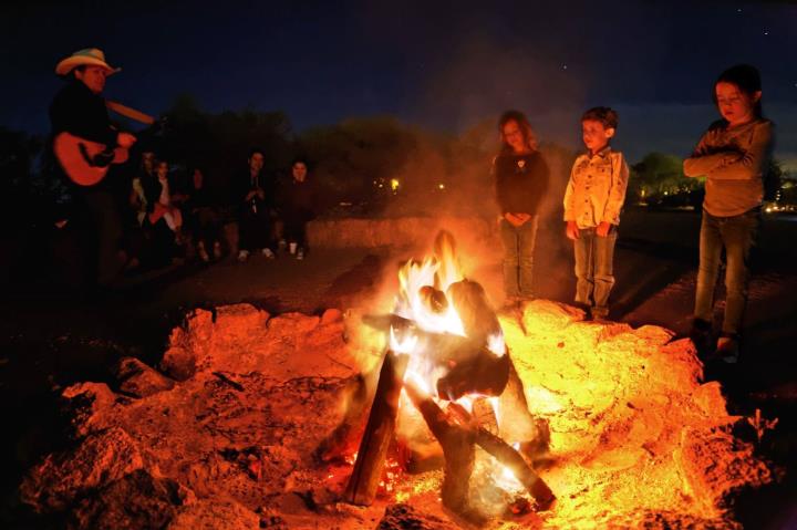 White Stallion Ranch campfire