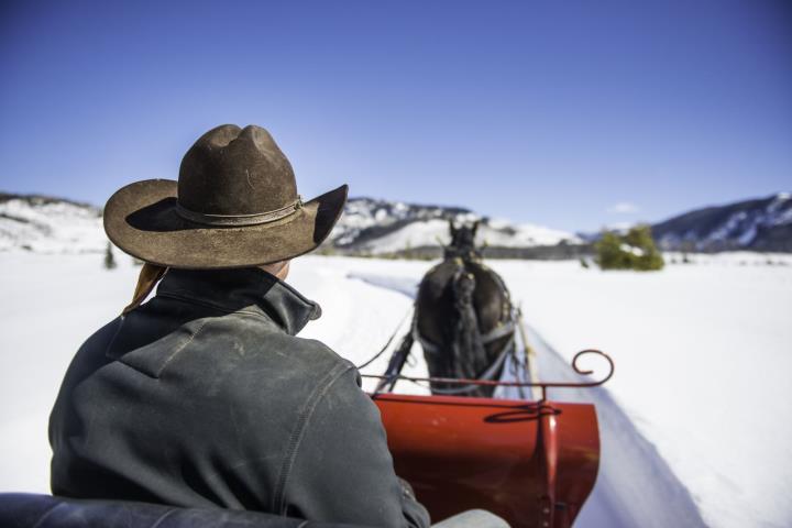 Sleigh Ride at Vista Verde Ranch