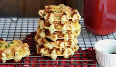 Vista Verde Ranch's Cheddar Cheese Waffles