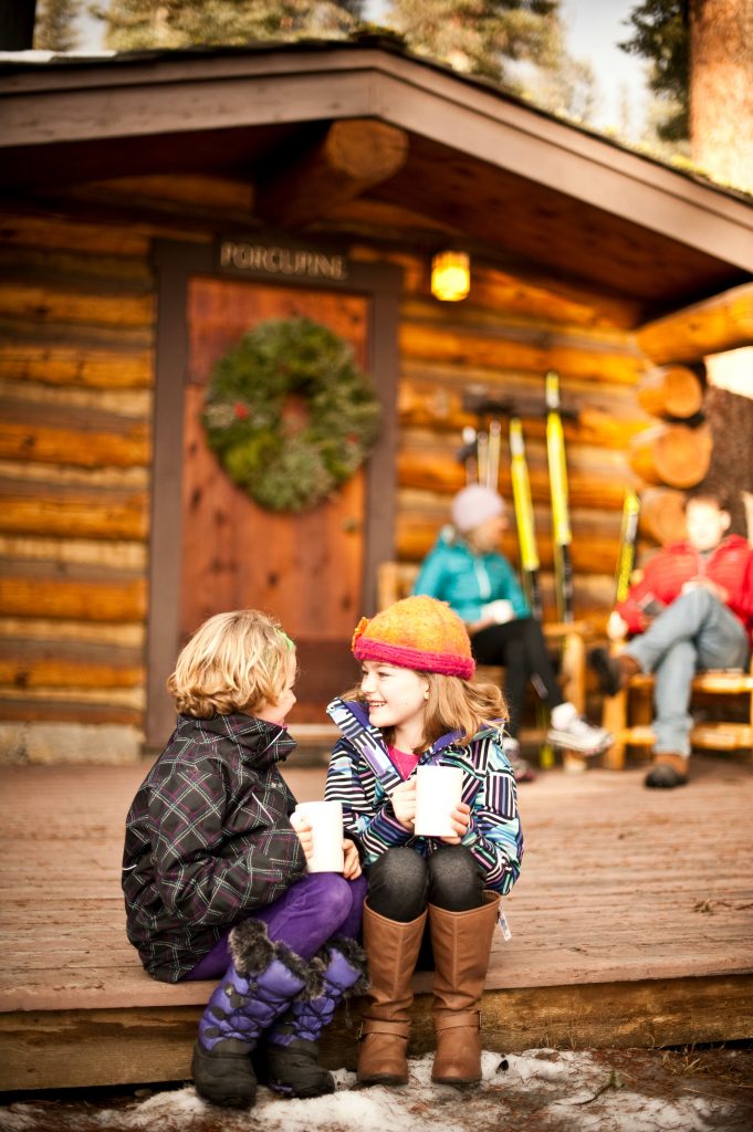 Kids enjoying time at Lone Mountain Ranch