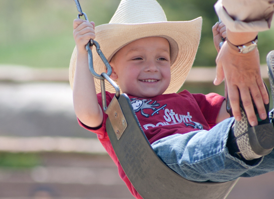 C Lazy U Kids Swing Colorado Ranch