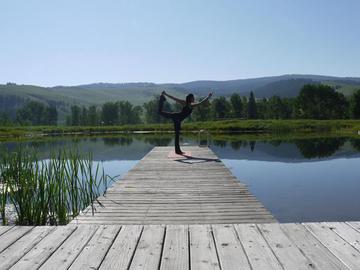 dude ranch yoga